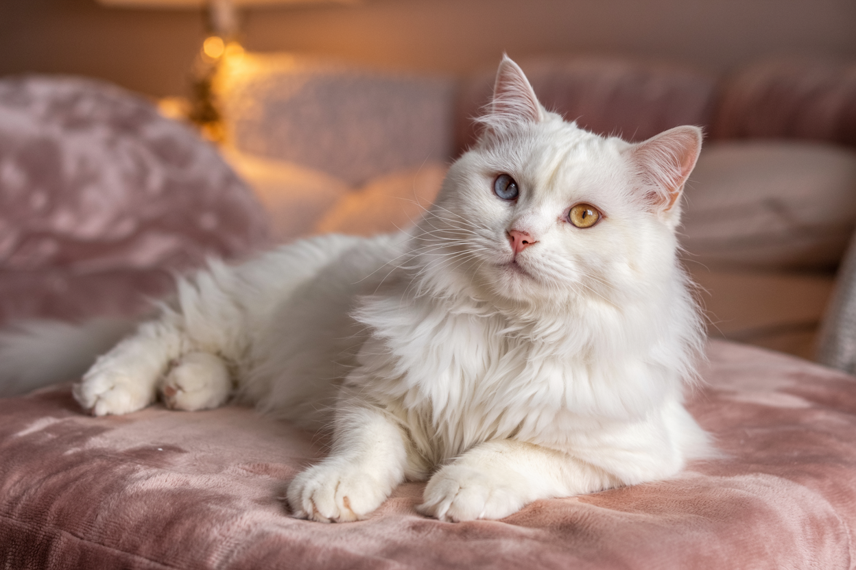 Van Kedisinin Genetik Sırrı: Neden İki Farklı Renk Gözleri Var? 