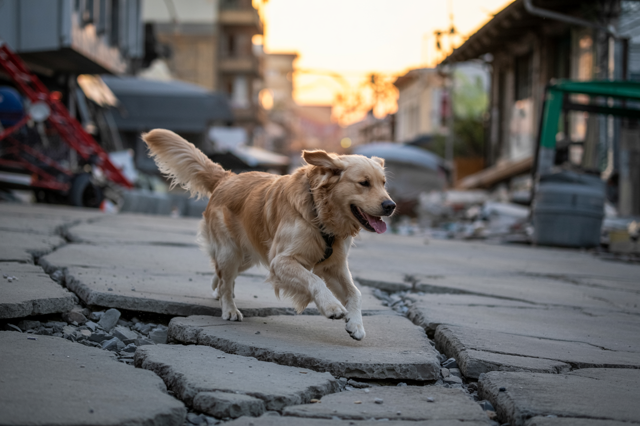 Köpekler Deprem Anında Neden Kaçar?